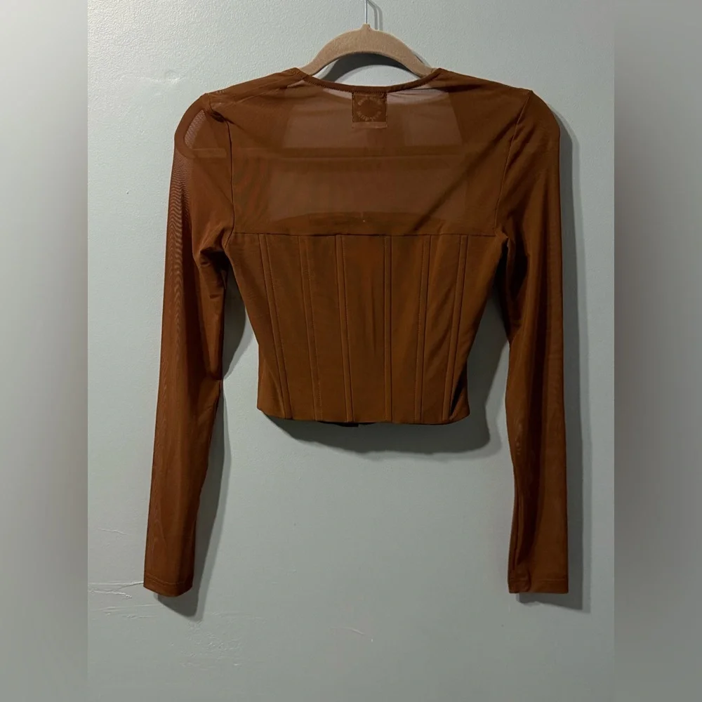 With Jean Corset Al Top in CB chocolate‎ size xxs - Picture 3 of 7